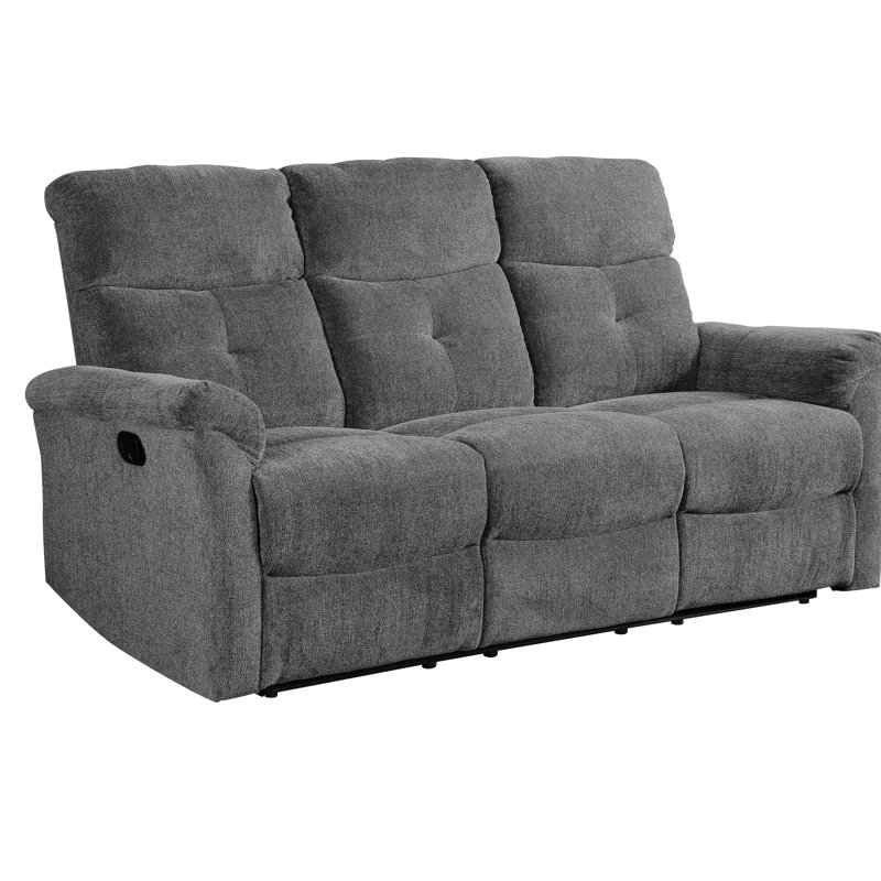 Latitude Run Violaine Chenille Reclining 76" Pillow Top Arms Sofa Wayfair